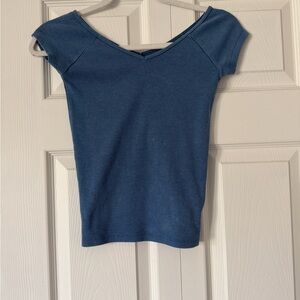 American Eagle Outfitters Navy Short Sleeve Tee